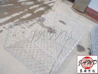 Galvanized stone gabion box