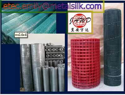 PVC coated galvanized welded wire mesh