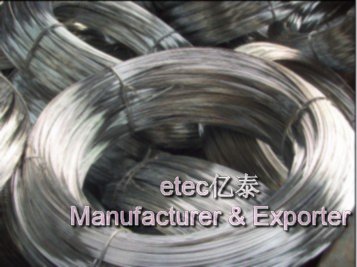 Electro / Hot-dipped Galvanized Iron Wire (Manufacturer)