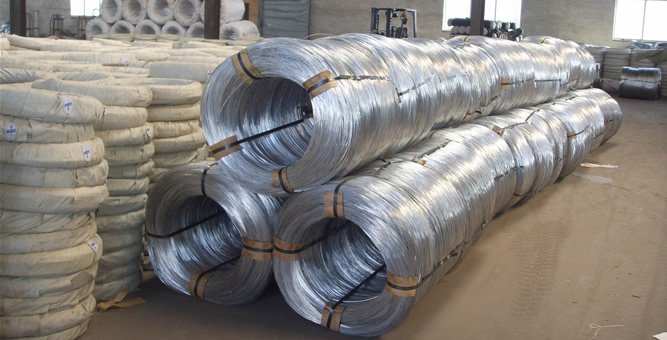 Hot dip galvanized wire