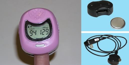 Fingertip pediatric Pulse Oximeter, LED display