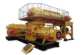 Double stage vacuum extruder(brick making machine