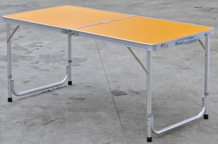 2 section aluminum folding table