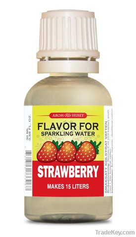 Strawberry 30 ml Sparkling Water Flavor - Sugarfree
