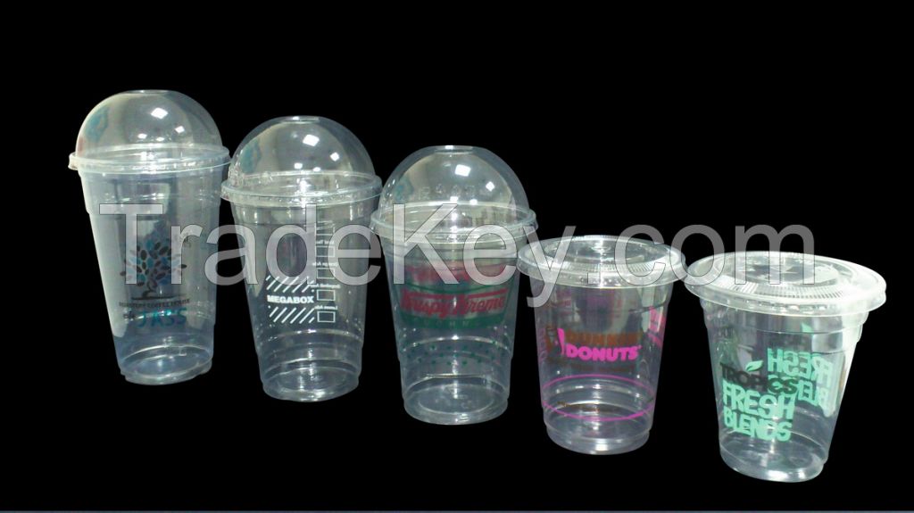 PET CLEAR CUP and LID