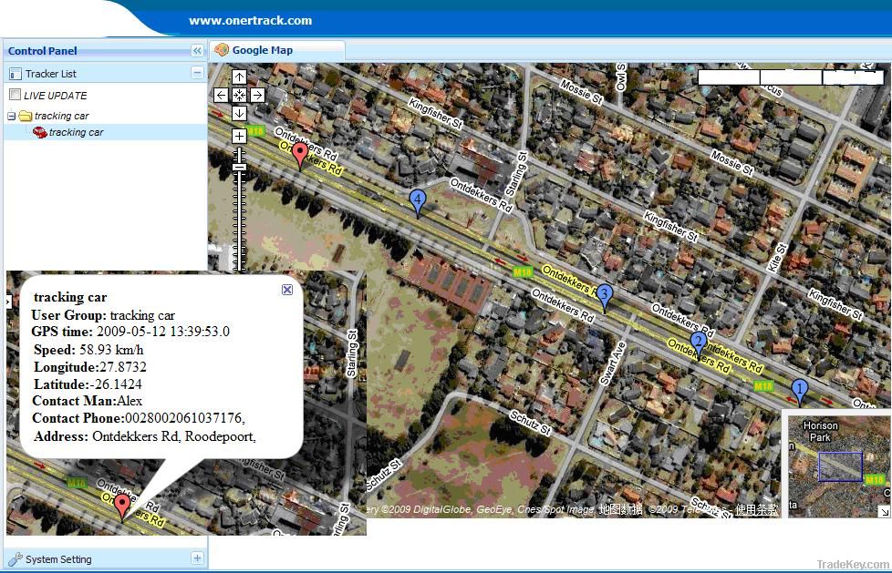 GPS fleet tracking management system_Basic version