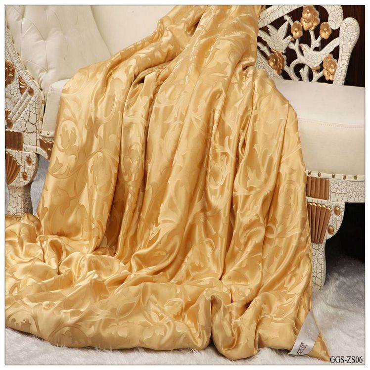 100% natural man-made branded silk quilt with 19mm silk shell