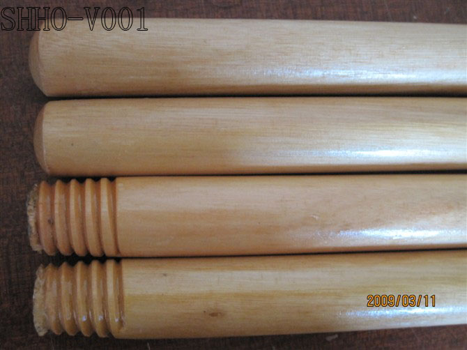 wooden broom handle, vanished wooden handle, wooden mop handle