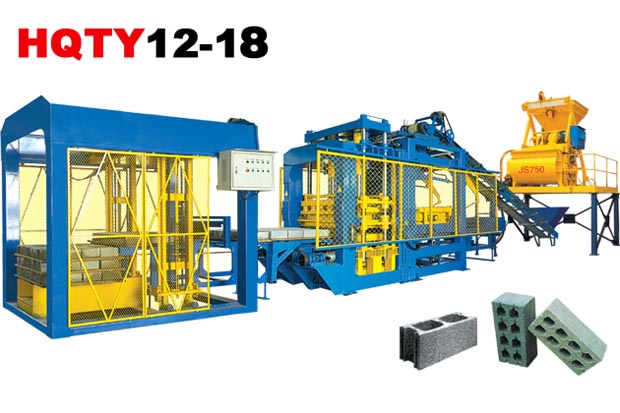 HQTY 12-18 Fully Automatic Block Making Machine