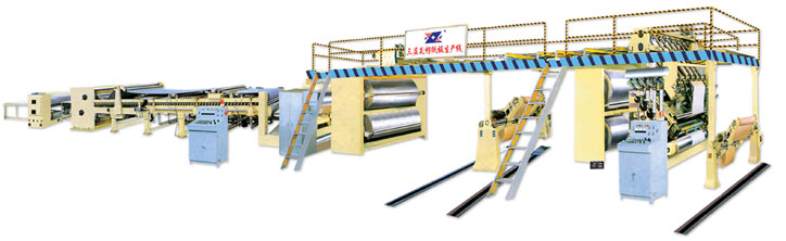 corrugated cardboard production line