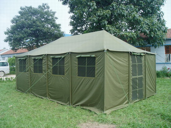 big size one layer 8 windows 2 doors military canvas camping