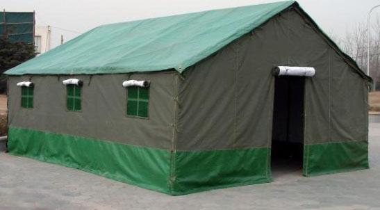 triple  layer steel frame winter army tent