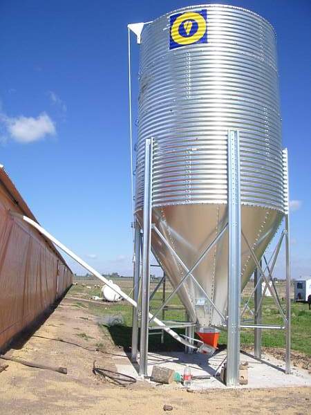 storage silo/bin(hopper bottom)