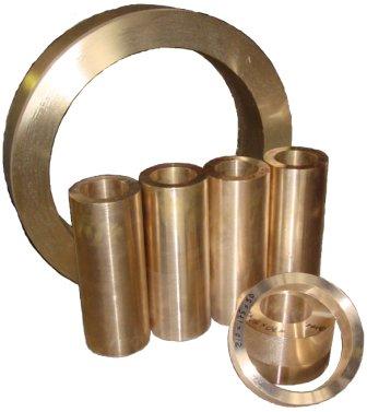 Centrifugal cast bushings (sleeves) - bronze, brass, aluminium, zinc.