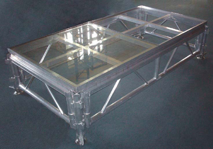 Glass FloorAluminum Moving Stage