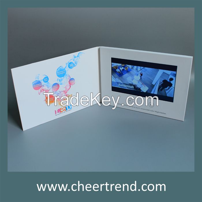 4.3 inch lcd video brochure card 