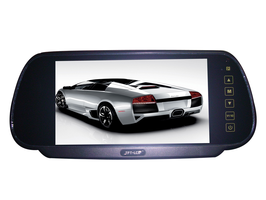 car monitor / 7inch rear view mirror TFT LCD monitor