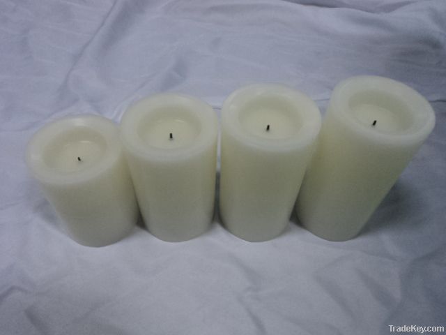 Crying battery operated flameless led pillar candles