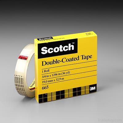 3m Scotch Double Sided Tape 1/2 665