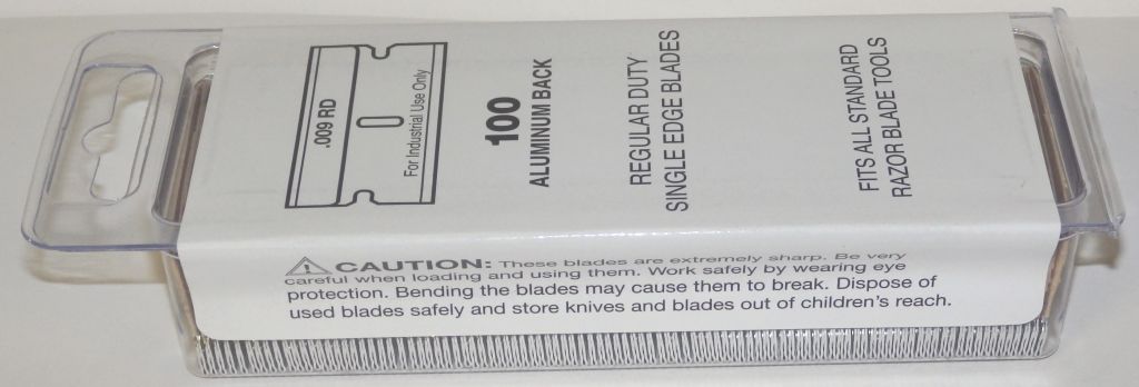 Single Edge Razor Blades .009 Bulk Case 50 boxes of 100