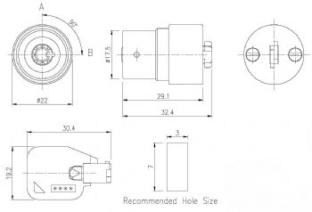 C907-SP Desktop computers Lock