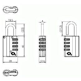 CP598-TS Traveler Lock