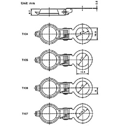 T104 T105 T106 T107  Lock Parts