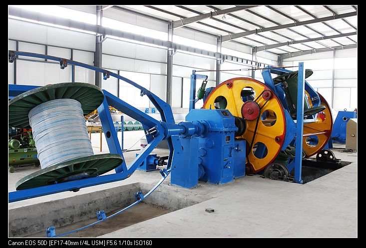 cradle  cabling stranded  twisting production machine
