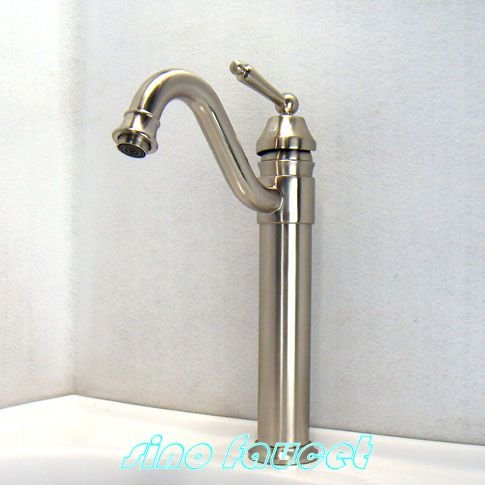 Free Shipping Brushed Nickel Bathroom Vessel Sink Faucet Mix