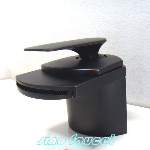 Brand New Free Shipping Oil Rubbed Bronze Waterfall Bathroom Sink Fauc