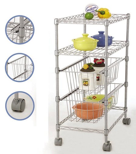 kitchen storage cart
