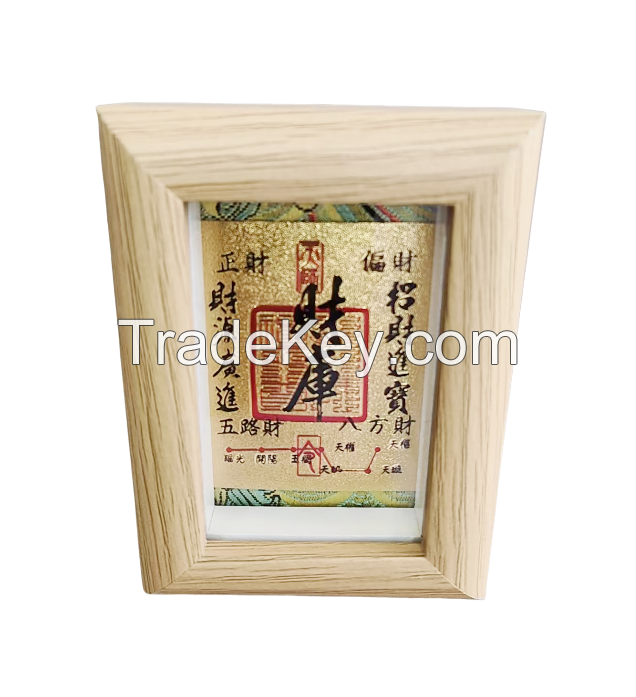 8.5*5.8cm ( 6 Pcs /Bag) Xuan Paper Art Paper clinquant Composite Frame Cell Phone Mobile phone fortune sticker treasury amulet fortune treasure