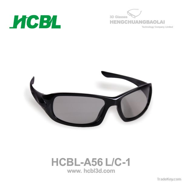 fashionable new styl Circular polarized 3d glasses with vary color