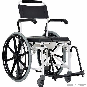 Aluminum Foldable Commode Wheelchair