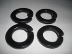 spring washers with black surface