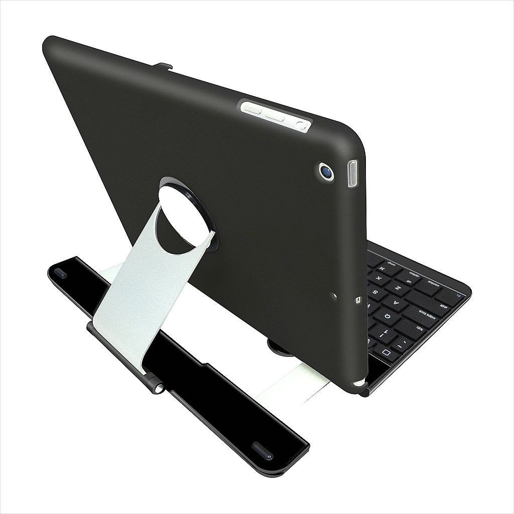 air rotate 360 degree bluetooth keyboard stand case for ipad 