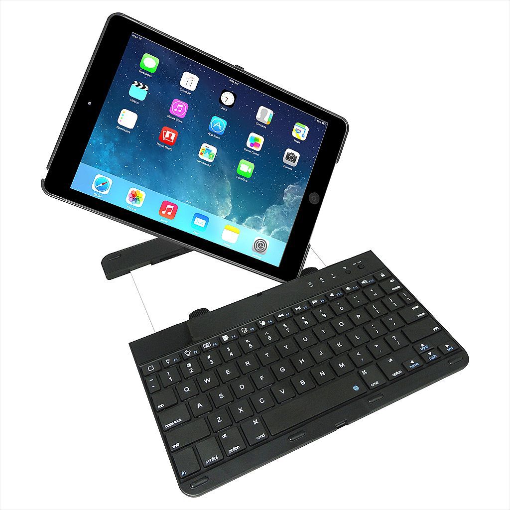 rotate 360 degree bluetooth keyboard stand case for ipad air 