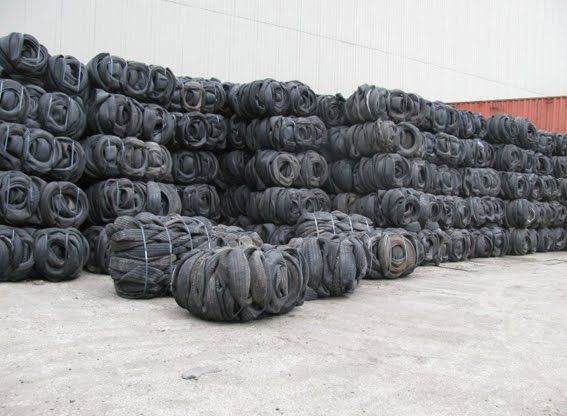 Scrap tyres