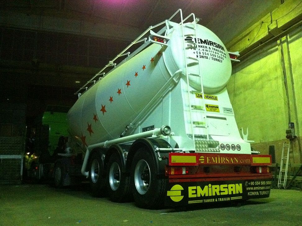 Cement Tanker Semi trailer 