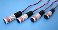 Red and green laser modules