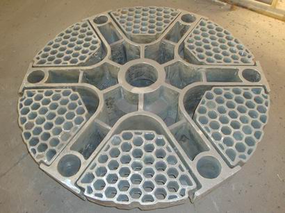 heat resistant tray for casting