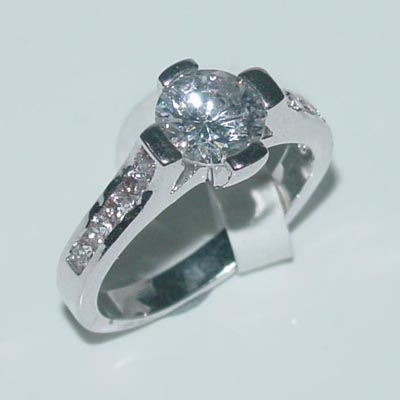 Silver With Genuine Gemstone Ring, Fashion Jewelry, Fashion Ring silver