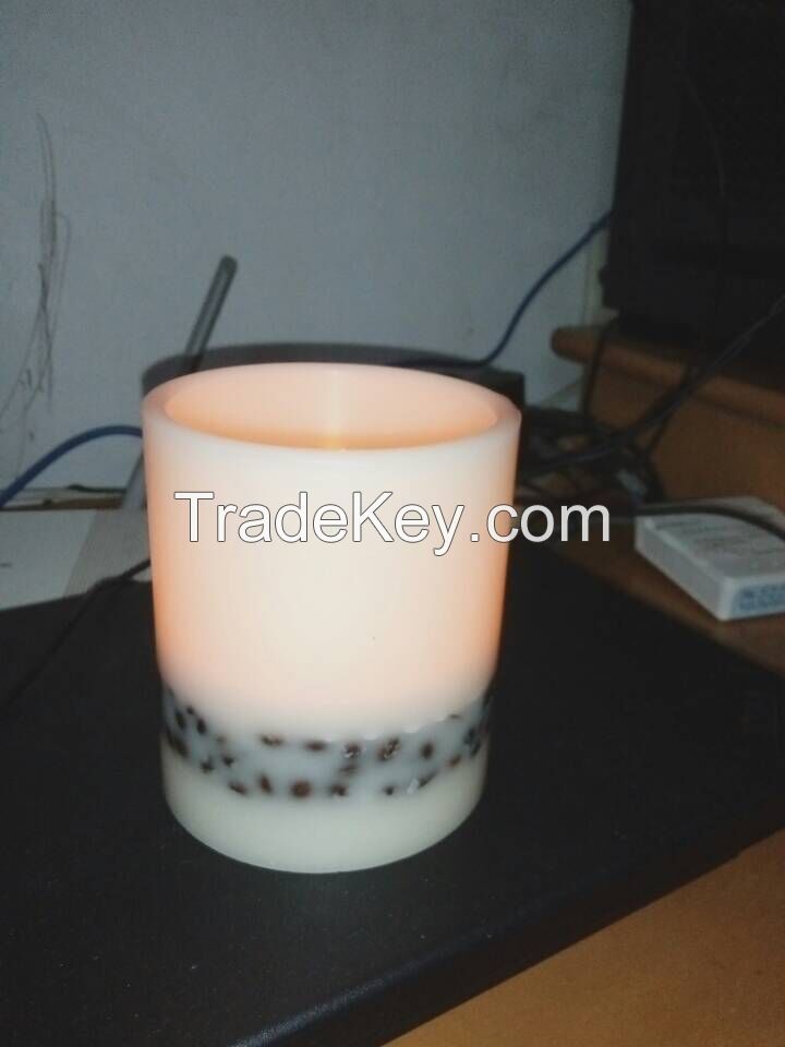 Coffee Bean Led Candle with remote