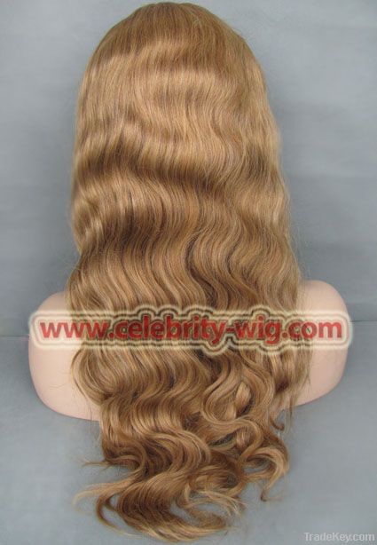 100%human hair full lace wig Body wave 20inch