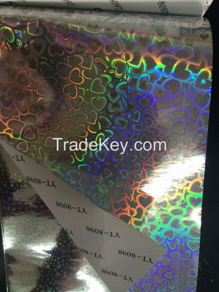 holographic paper, laser paper, holographic laser film