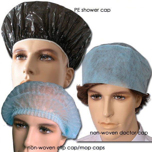 Bouffant Cap, Mop Cap, Doctor Cap, PE Shower Cap