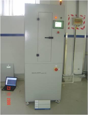 Automatic gas-electric combination of ultrasonic stencil cleaning mach