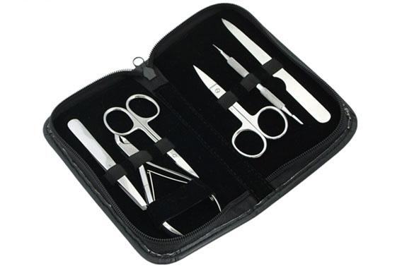 Manicure Kit With Leather Box