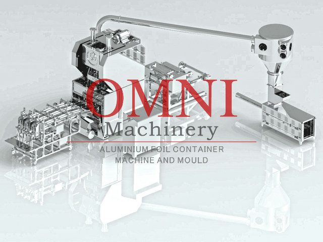 Aluminium Foil Container Making Machine OMNI-T45 Aluminum Carryout Con