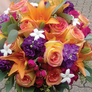 Roses and fresh cut flowers